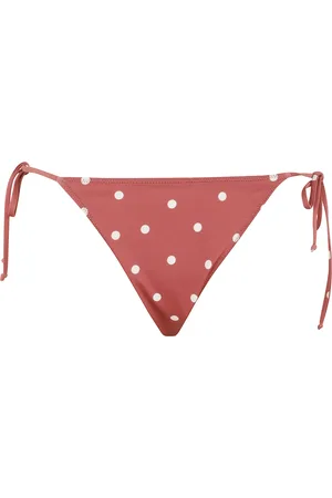 MC2 SAINT BARTH Badkleding, Dames, Rood, S, Gestippelde Cheeky Bikini Broekje