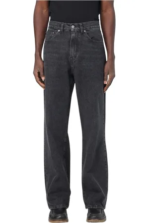 OUR LEGACY Jeans, Heren, Grijs, W32, Denim, Moderne Grijze Denim Jeans