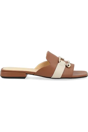 Furla Schoenen, Dames, Bruin, 38 EU, Nuvola Mule Stijlvolle Instap Schoenen