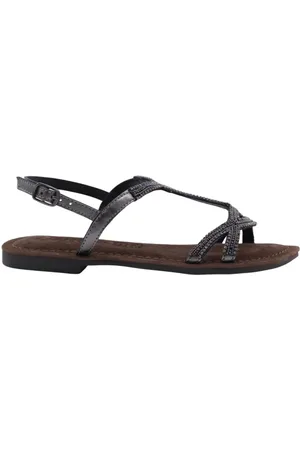 Lazamani Schoenen, Dames, Grijs, 40 EU, Stijlvolle Sandalen voor Vrouwen