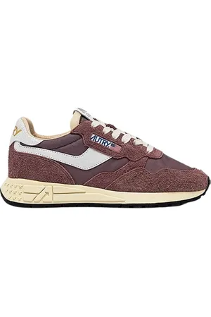 Autry Schoenen, Dames, Paars, 36 EU, Katoen, Innovatieve Lichtgewicht Flexibele Paarse Sneakers