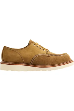 Red Wing Schoenen, Heren, Bruin, 42 1/2 EU, Kameel Moc Oxford Schoenen