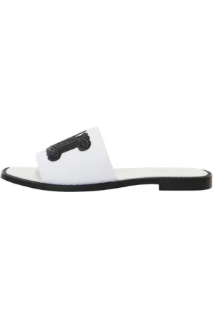 Max Mara Schoenen, Dames, Wit, 41 EU, Witte Beachwear Sandalen Gene