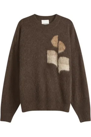 Isabel Marant Truien, Heren, Bruin, M, Stijlvolle Pull Drany Trui
