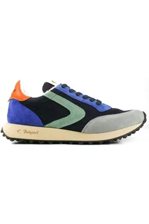 Valsport 1920 Schoenen, Heren, Veelkleurig, 44 EU, Leer, Blauwe Vintage Sneakers Start Model
