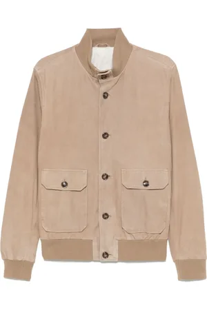 BARBA Jassen, Heren, , 2Xl, Suède, Suède jas met ritssluiting