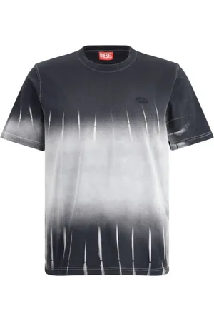 Diesel Tops, Heren, Veelkleurig, S, Katoen, T-Adjust-R21 Tie-Dye T-Shirt