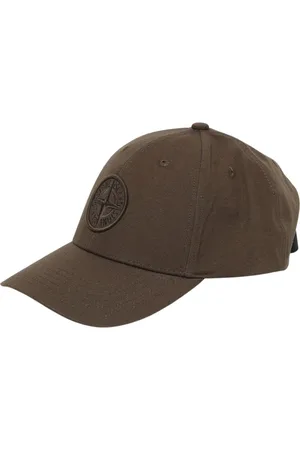Stone Island Accessoires, Heren, Groen, ONE Size, Katoen, Blauwe Baseballpet Stijlvol Modern Accessoire