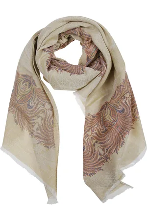 Etro Accessoires, Dames, Veelkleurig, ONE Size, Zijden Bloemensjaal