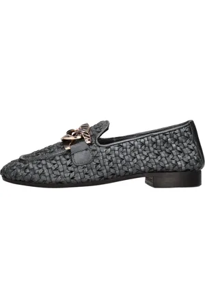 Emanuélle vee Schoenen, Dames, Grijs, 41 EU, Leer, Platte schoenen Grijs
