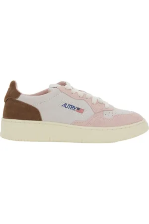 Autry Schoenen, Dames, Veelkleurig, 38 EU, Leer, Medalist Low Top Sneakers