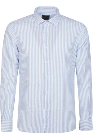 Orian Overhemden, Heren, Blauw, 3Xl, Langemouw Slim FIT Hemd