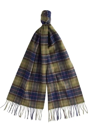 Barbour Accessoires, Dames, Veelkleurig, ONE Size, Wol, Tartan Lamswol Sjaal