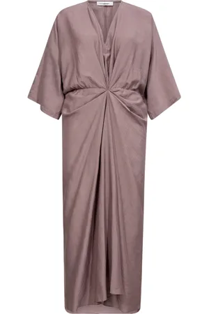 Co`Couture Kleedjes, Dames, Roze, S, Elegante Knoopjurk in Old Rose
