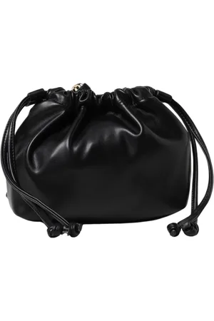 Twin-Set Tassen, Dames, Zwart, ONE Size, Stijlvolle Leren Schoudertas