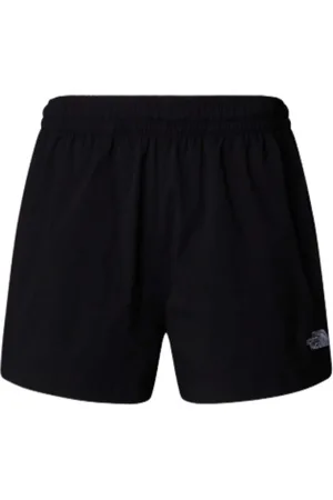 The North Face Korte broeken, Dames, Zwart, L, Polyester, Sportieve Zwarte Pull-On Shorts