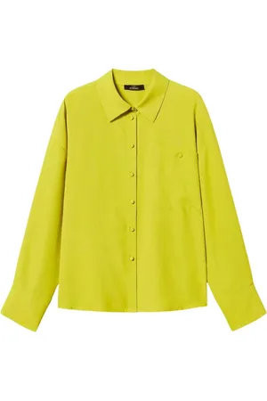Twin-Set Blouses & Shirts, Dames, Groen, XS, Polyester, Groene Shirt Actitude Revive Collectie