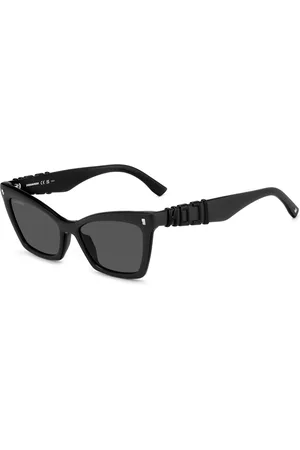 Dsquared2 Accessoires, Dames, Zwart, 55 MM, Iconische Zonnebril 003/Ir
