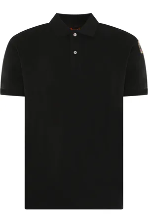 Parajumpers Tops, Heren, Zwart, L, Zwarte Gangapuma Polo Shirt