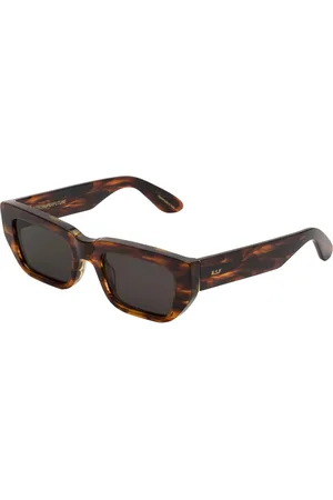Retrosuperfuture Accessoires, Heren, Bruin, ONE Size, Elegante Havana Zonnebril