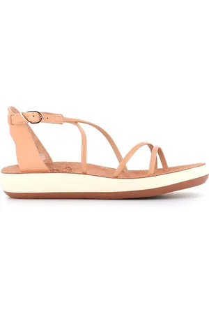 Ancient Greek Sandals Schoenen, Dames, , 40 EU, Leer, Leren Sandalen met Zijgesp
