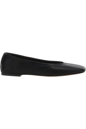 The Row Schoenen, Dames, Zwart, 37 EU, Minimalistische Zwarte Ballet Flats