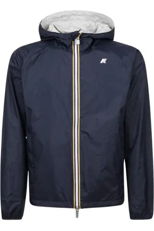 K-Way Jassen, Heren, Blauw, M, Nylon, Waterdichte Omkeerbare Jas, Jake Plus. 2 Model