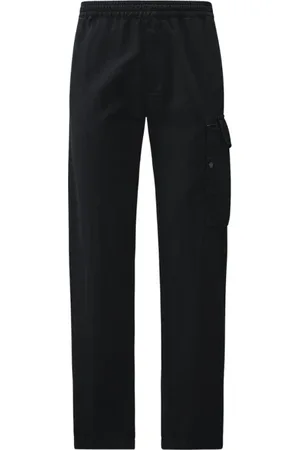 C.P. Company Broeken, Heren, Zwart, M, Katoen, Cargo Loose Broek Zwart