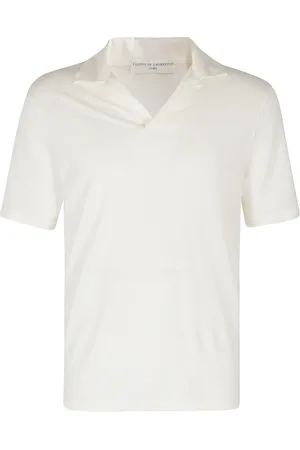FILIPPO DE LAURENTIIS Tops, Heren, , L, Linnen, Linnen Stretch Skipper Shirt