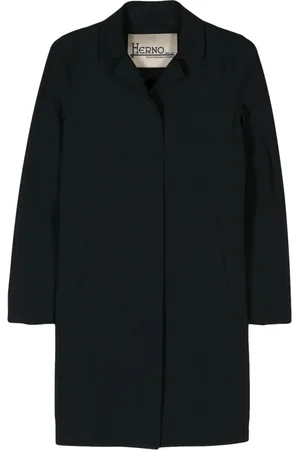 HERNO Mantels, Dames, Zwart, XS, Zwarte Jas