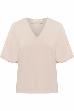 INWEAR Tops, Dames, , XL, Polyester, Ballonmouw T-shirt Top Haze