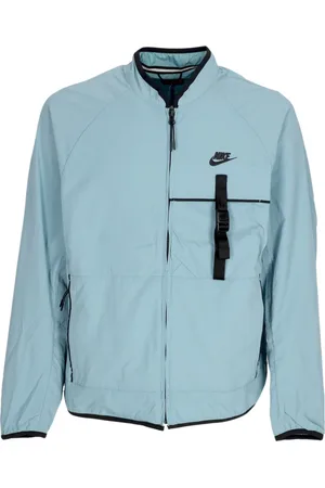 Nike Jassen, Heren, Blauw, XL, Denim, Tech Geweven Denim Jas