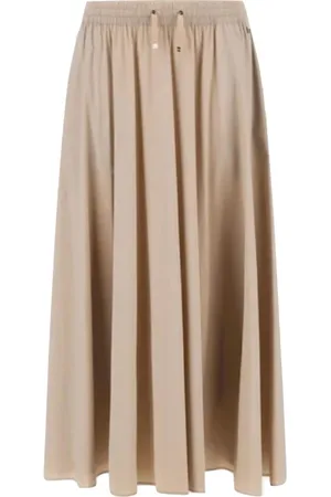 HERNO Rokken, Dames, , XS, Nylon, Nylon Stretch Lange Rok met Koord