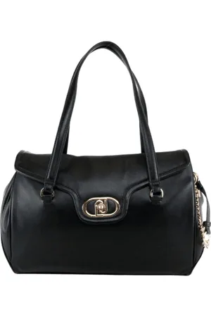 Liu Jo Tassen, Dames, Zwart, ONE Size, Zwarte tote tas met compartimenten