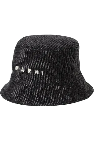 Marni Accessoires, Dames, Zwart, M, Elegante hoed met brede rand