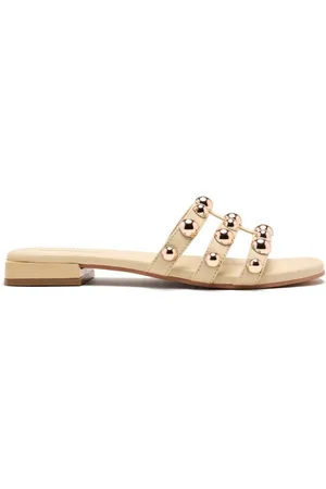 Gioseppo Schoenen, Dames, , 35 EU, Leer, Studded Leren Sandaal