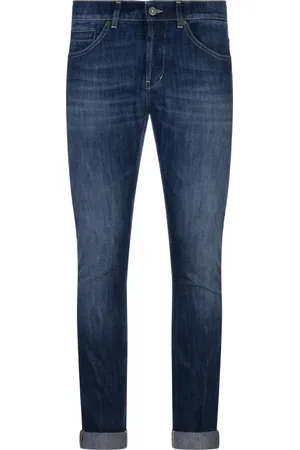 Dondup Jeans, Heren, Blauw, W31, Denim, Blauwe Skinny Jeans Stretch Denim