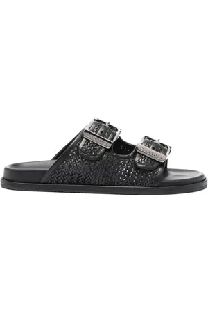 Casadei Schoenen, Dames, Zwart, 37 EU, Zwarte Leren Sandalen
