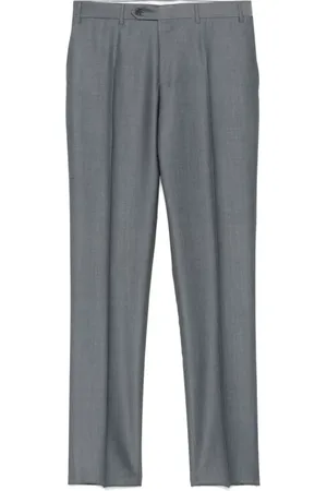CANALI Broeken, Heren, Grijs, XL, Leigrijze Pantalon