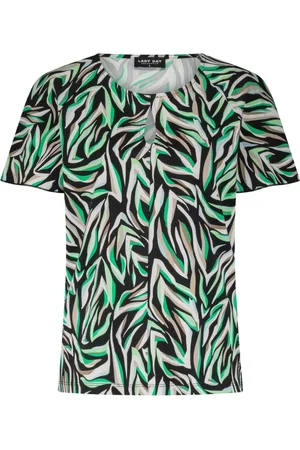 Lady Day Tops, Dames, Veelkleurig, M, Zoey Zeyna Print Top
