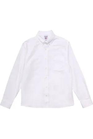 SEBAGO Overhemden, Heren, Wit, M, Witte Whaleback Button Down Overhemd
