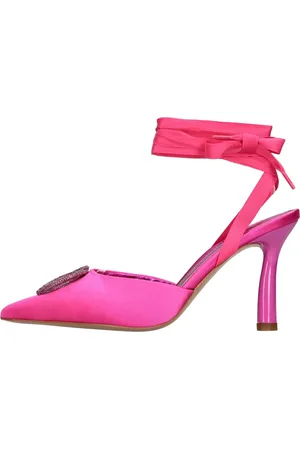 Emanuélle vee Schoenen, Dames, Roze, 40 EU, Leer, Met hak Fuchsia