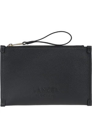 LANCEL Tassen, Dames, Zwart, ONE Size, Kleine geritste polstas