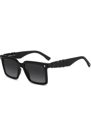 Dsquared2 Accessoires, Heren, Zwart, 53 MM, Iconische Zonnebril 0025/S Zwart