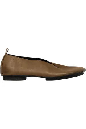 UMA WANG Schoenen, Dames, Groen, 39 EU, Leer, Groene Leren Ballet Flats
