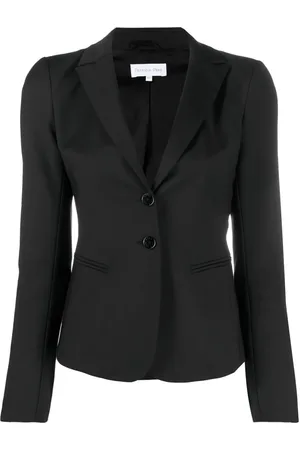 Patrizia Pepe Jassen, Dames, Zwart, XL, Zwarte Jassen voor Vrouwen