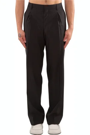 Briglia 1949 Broeken, Heren, Zwart, S, Wol, Wollen Losse Broek