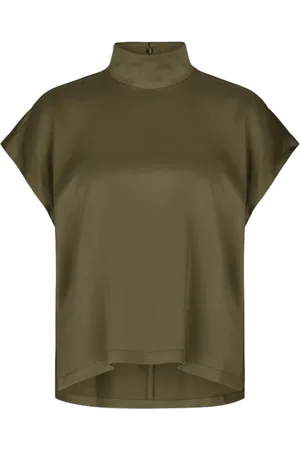 Drykorn Blouses & Shirts, Dames, Groen, L, Groene Alaria Dames Top