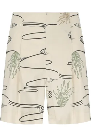 Max Mara Korte broeken, Dames, , S, Katoen, Agito Bermuda Shorts in en Zwart