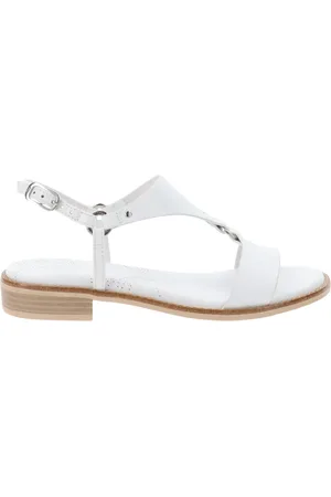 Nero Giardini Schoenen, Dames, Wit, 37 EU, Leren Sandalen voor Vrouwen